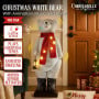 Christabelle Large 1.1m Musical Animated LED White Christmas Bear Decoration Light-Up Lantern Ornament thumbnail 2