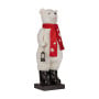 Christabelle Large 1.1m Musical Animated LED White Christmas Bear Decoration Light-Up Lantern Ornament thumbnail 5