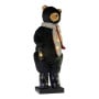 Christabelle Large 1.1m Musical Animated LED Black Christmas Bear Decoration Ornament thumbnail 1
