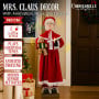 Christabelle Large 1.5m Musical Animated Mrs Claus Christmas Decoration with Candle Ornament thumbnail 2