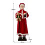 Christabelle Large 1.5m Musical Animated Mrs Claus Christmas Decoration with Candle Ornament thumbnail 3