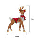 Christabelle 80cm Brown Reindeer Christmas Light Up Display Animated Warm White LED Indoor Xmas Festive Decoration thumbnail 3