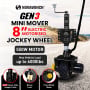 Gen3 Mini Mover 12V 550W Electric Motorised Jockey Wheel - Black thumbnail 16