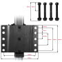 Gen3 Mini Mover 12V 550W Electric Motorised Jockey Wheel - Black thumbnail 4