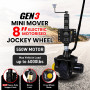 Gen3 Mini Mover 12V 550W Electric Motorised Jockey Wheel - Black thumbnail 2