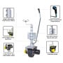 Gen3 Mini Mover 12V 550W Electric Motorised Jockey Wheel thumbnail 6