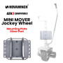 Mini Mover Mounting Plate Silver Part for Gen 3 Caravan Jockey Wheel thumbnail 1