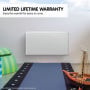 Nobo 1500W Electric Panel Heater with Thermostat & Castors thumbnail 6