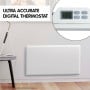 Nobo 2000W NTL4T20 Electric Panel Heater w/ Timer Thermostat & Castors thumbnail 4