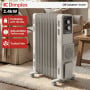 Dimplex 2.4kW Oil Column Heater with Turbo Fan 9 Fin Portable Radiator thumbnail 1