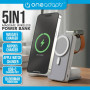 OneAdaptr OneGo Grey 5 in 1 MagSafe Charging Stand Power Bank thumbnail 1
