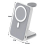 OneAdaptr OneGo Grey 5 in 1 MagSafe Charging Stand Power Bank thumbnail 3