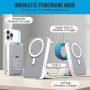 OneAdaptr OneGo Grey 5 in 1 MagSafe Charging Stand Power Bank thumbnail 9