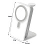 OneAdaptr OneGo White 5 in 1 MagSafe Charging Stand Power Bank thumbnail 3