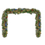 Christabelle 2.74m Christmas Garland with LED Lights Berries Pine Cones Multicolour Tree Decoration Ornament thumbnail 1