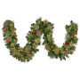 Christabelle 2.74m Christmas Garland with LED Lights Berries Pine Cones Multicolour Tree Decoration Ornament thumbnail 3