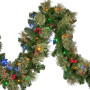 Christabelle 2.74m Christmas Garland with LED Lights Berries Pine Cones Multicolour Tree Decoration Ornament thumbnail 7