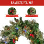 Christabelle 2.74m Christmas Garland with LED Lights Berries Pine Cones Multicolour Tree Decoration Ornament thumbnail 10