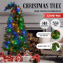 Bad Santa Curved Multicolour Pre-Lit Christmas Tree - 1.2m thumbnail 4