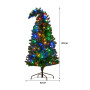Bad Santa Curved Multicolour Pre-Lit Christmas Tree - 1.2m thumbnail 5