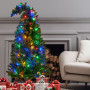 Bad Santa Curved Multicolour Pre-Lit Christmas Tree - 1.2m thumbnail 8
