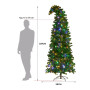 Bad Santa Curved Multicolour Pre-Lit Christmas Tree -  2.3m thumbnail 5