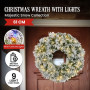 Majestic Snow Christmas Wreath - 61cm thumbnail 5