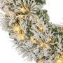 Majestic Snow Christmas Wreath - 61cm thumbnail 4