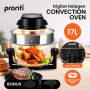Pronti 17L Digital Family Turbo Convection Oven Broiler Cooker - Black thumbnail 2