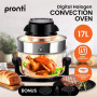 Pronti 17L Digital Family Turbo Convection Oven Broiler Cooker - Black thumbnail 12