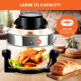 Pronti 17L Digital Family Turbo Convection Oven Broiler Cooker - Black thumbnail 6