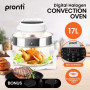 Pronti 17L Digital Family Turbo Convection Oven Broiler Cooker - White thumbnail 3