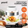 Pronti 17L Digital Family Turbo Convection Oven Broiler Cooker - White thumbnail 12