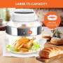 Pronti 17L Digital Family Turbo Convection Oven Broiler Cooker - White thumbnail 6