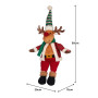 Christabelle 56cm Christmas Moose Animated Musical Decoration Ornament for Table Top or Mantel Display with Music thumbnail 2
