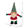 Christabelle 41cm Christmas Gnome Elf Dancing Musical Decoration Ornament Table Top Mantel Display with Music thumbnail 1
