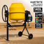 Kartrite Portable 140L Concrete Cement Mixer Sand Gravel Dual Mix Blades & Tipper Lock 550W Heavy Duty Rubber Wheels thumbnail 10
