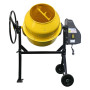 Kartrite Portable 140L Concrete Cement Mixer Sand Gravel Dual Mix Blades & Tipper Lock 550W Heavy Duty Rubber Wheels thumbnail 2