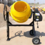 Kartrite Portable 200L Concrete Cement Mixer Sand Gravel Dual Mix Blades & Tipper Lock 850W Heavy Duty Rubber Wheels thumbnail 8