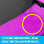 Kahuna Blizzard 14 ft Trampoline with Basketball Set - Pink thumbnail 4