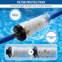 HydroActive Pool Leaf Canister Inline Debris Catcher for Suction Pool Cleaners thumbnail 7