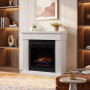 Dimplex 2kW Mini Mantle Portland Suite Electric Fireplace with Optiflame thumbnail 5