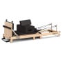 Powertrain Selina Pilates Reformer Machine Wooden Folding Multifunctional Home Gym Equipment with Jumpboard & Sitting Box Oak Black thumbnail 11