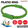 Powertrain Pilates Ring Band Yoga Home Workout Exercise Band Green thumbnail 10
