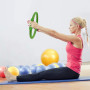 Powertrain Pilates Ring Band Yoga Home Workout Exercise Band Green thumbnail 9