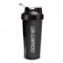 Powertrain 700ml Shaker Bottle Protein Water Sports Drink Black thumbnail 1