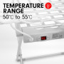 Heated Towel Clothes Rack Dryer Warmer Bathroom Air Warmer 230W thumbnail 6