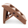 Furtastic 50cm Foldable Step Ladder Stairs - Brown thumbnail 2