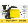 Hydro Active 800w Weatherised stainless auto water pump - Yellow thumbnail 2