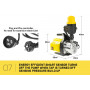 Hydro Active 800w Weatherised stainless auto water pump - Yellow thumbnail 8